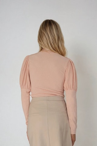 Rechte Rok Hoge Taille - Beige