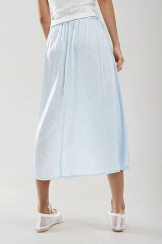 Midirok - Wit en Lichtblauw - Monki