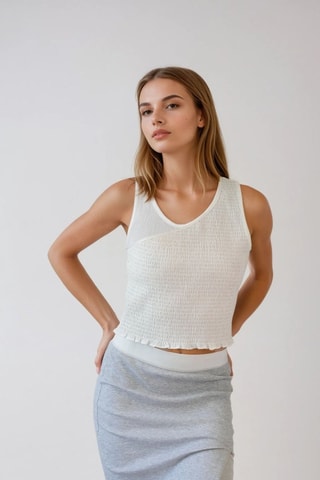 Kokerrok - Gemêleerd Grijs - Weekday