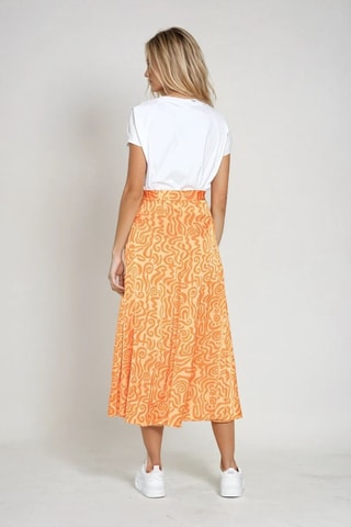 Wikkelrok - Oranje - Monki