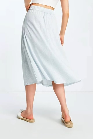 Midirok Hoge Taille - Blauw