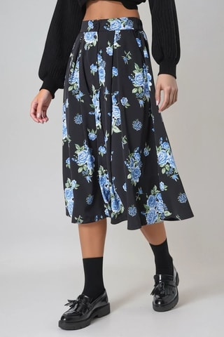 Midirok Hoge Taille - Zwart