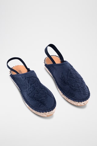Biologisch Katoenen Clogs - Marineblauw