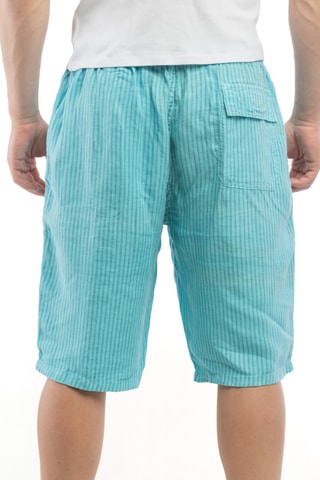 Bermuda en lin - Bleu clair