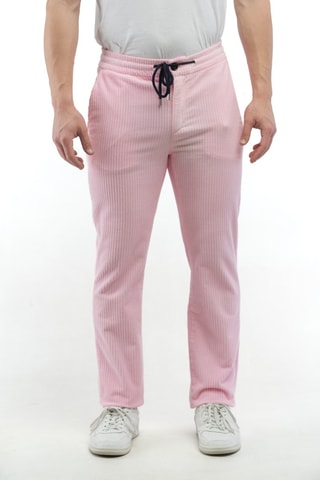 Pantalon en velours - Rose