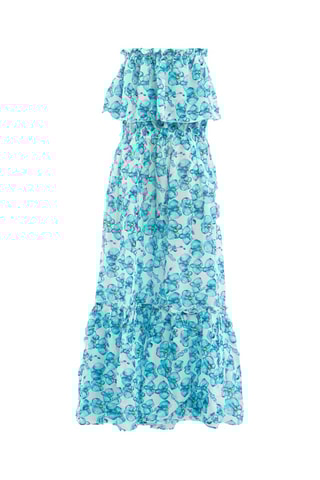 Strapless Jurk - Wit