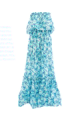 Strapless Jurk - Wit