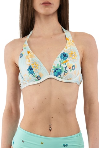 Bikini - Ecru en Turquoise