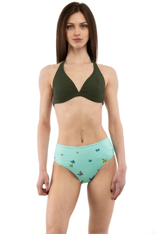 Bikini - Kaki en Turquoise