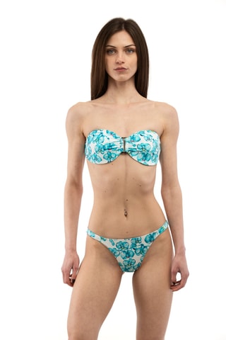 Bikini - Wit en Turquoise