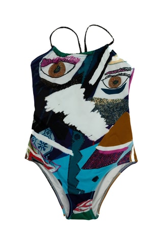 Badpak - Paars en donkerblauw