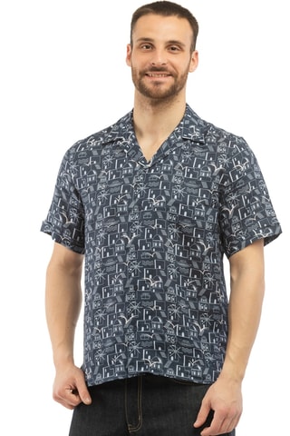 Linnen Overhemd - Marineblauw