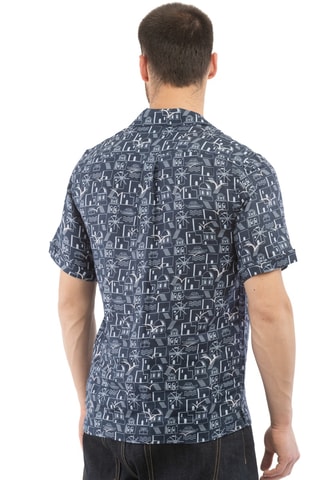 Linnen Overhemd - Marineblauw