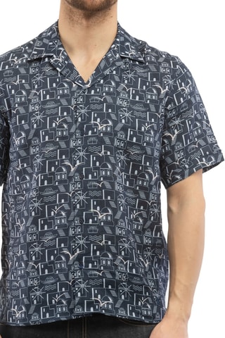 Linnen Overhemd - Marineblauw