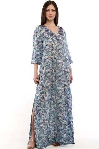 Zijden Kaftan - Wit
