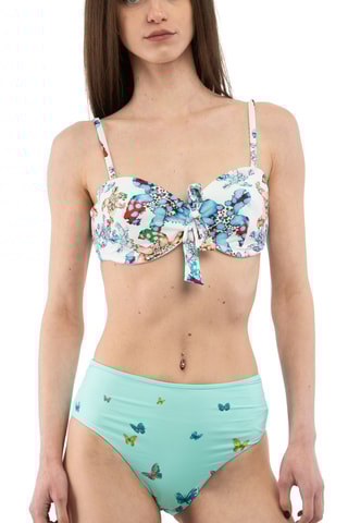 Bikini - Wit en Turquoise