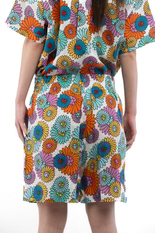 Linnen Bermuda - Wit