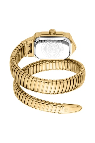 Montre à quartz en acier Vera - Doré et vert