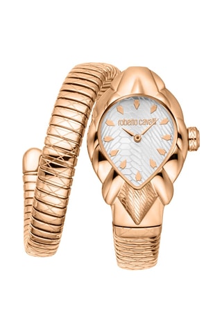 Montre à quartz en acier Fiaba - Doré rose