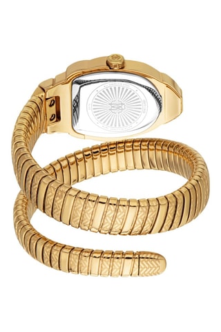 Montre à quartz en acier - Doré et argenté