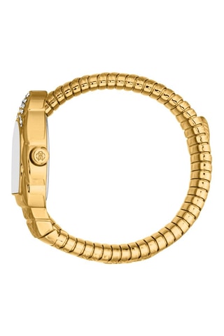 Montre à quartz en acier - Doré et argenté