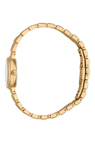 Montre à quartz en acier - Doré et argenté