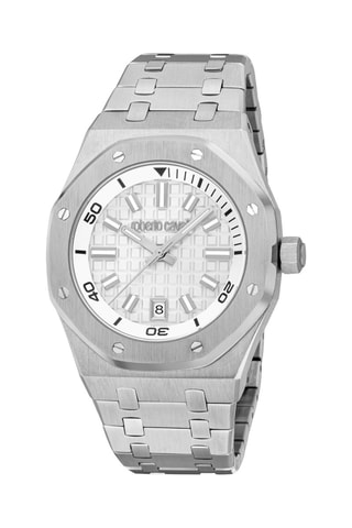 Montre à quartz en acier - Argenté