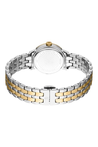 Montre à quartz en acier - Argenté et doré