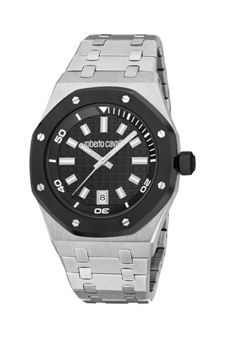 Montre à quartz en acier - Argenté