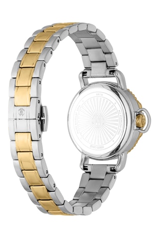 Montre à quartz en acier - Argenté et doré