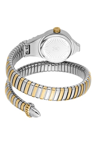 Montre à quartz en acier - Doré et argenté