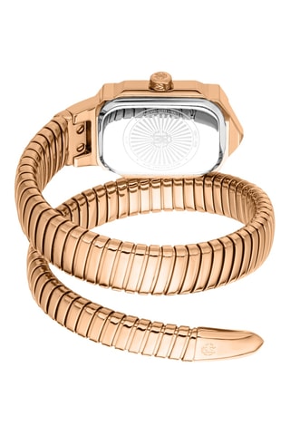 Montre à quartz en acier - Doré et vert