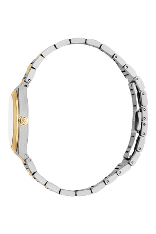 Montre à quartz en acier - Argenté et doré