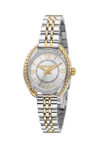 Montre à quartz en acier - Argenté et doré