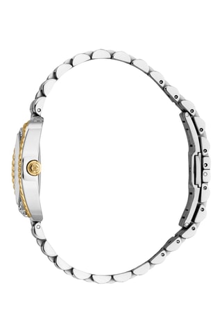 Montre à quartz en acier - Argenté et doré