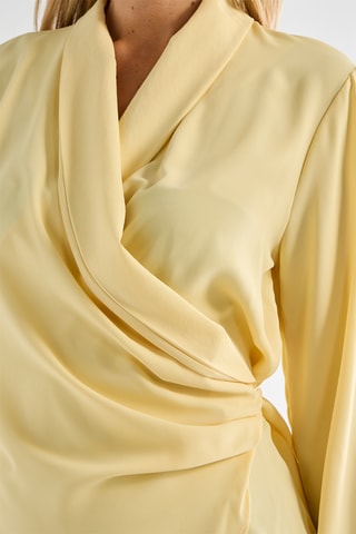 Blouse portefeuille - Jaune