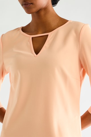 Robe trapèze - Saumon