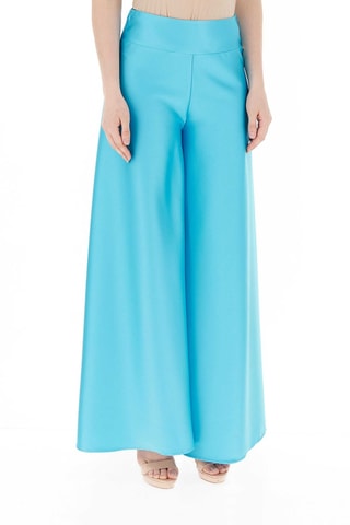 Pantalon taille haute - Turquoise