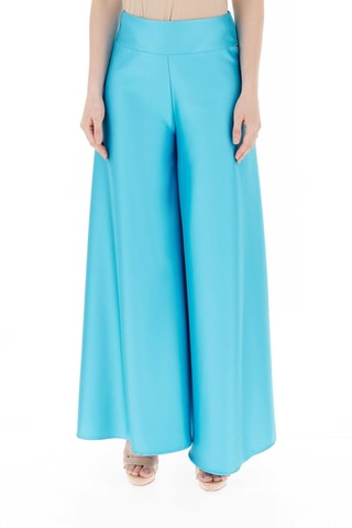 Pantalon taille haute - Turquoise