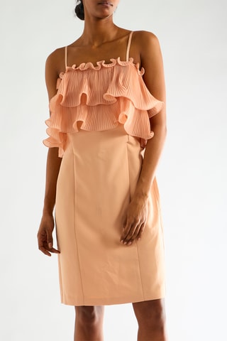 Robe droite - Saumon