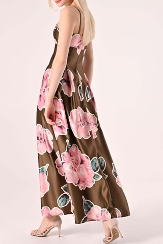 Robe longue - Vert olive