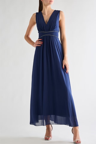 Robe longue - Bleu marine