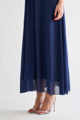 Robe longue - Bleu marine