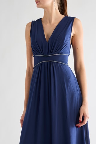 Robe longue - Bleu marine