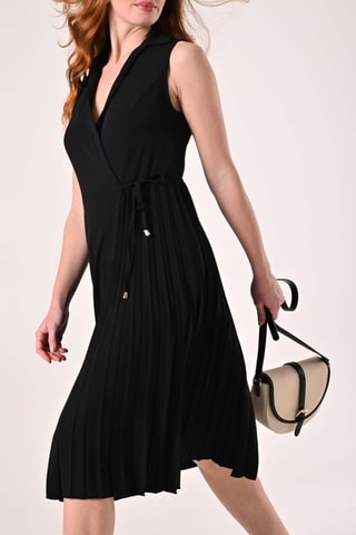 Robe portefeuille - Noir