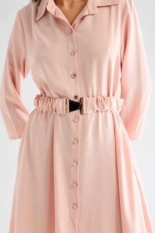 Robe chemise - Rose poudré