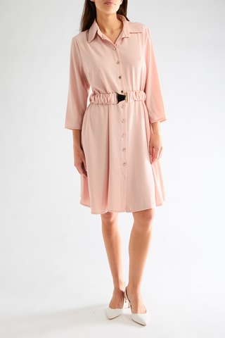 Robe chemise - Rose poudré