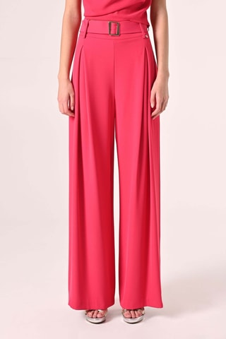 Pantalon tailla haute - Fuchsia