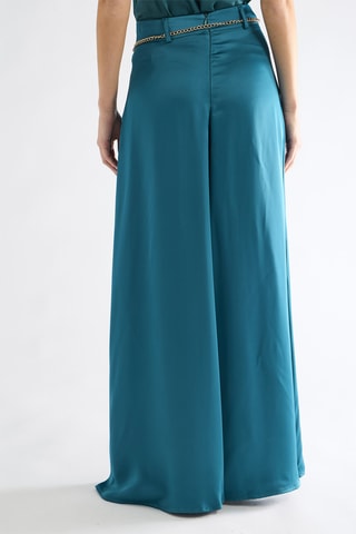 Pantalon taille haute - Vert