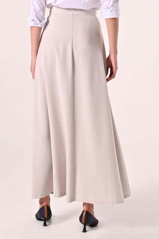 Jupe longue - Gris clair